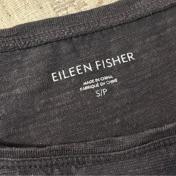 Eileen Fisher Two Dresses Midi Navy & Gray Hemp Organic Cotton Lagenlook Sz S/P - Picture 12 of 16